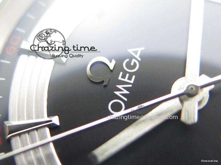 0226 De Ville Hour Vision Co-Axial 41mm SS V6F Best Edition Black Dial On SS Bracelet A BestValue 8277